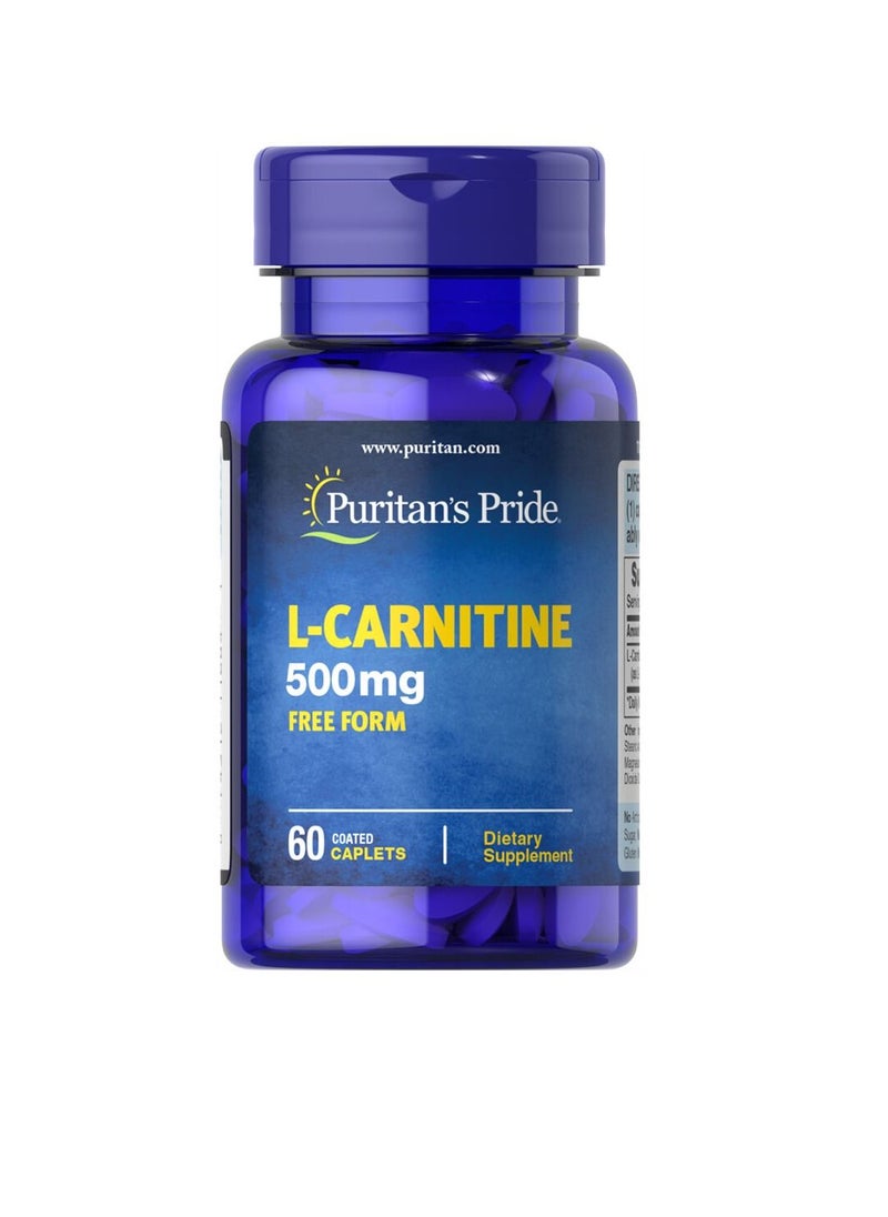 Puritan's Pride L-Carnitine 500 mg 60's  - Image 1