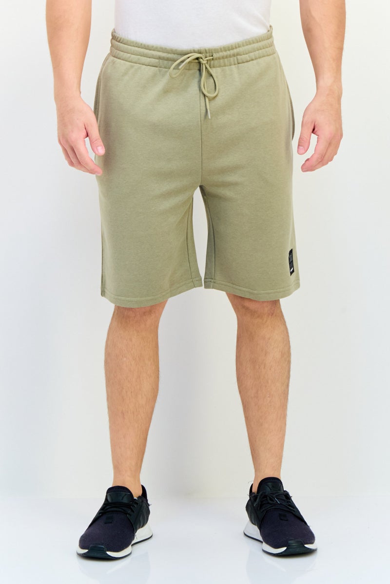 RBX Men Sportswear Fit Training Shorts, Sage Green  - Image 1