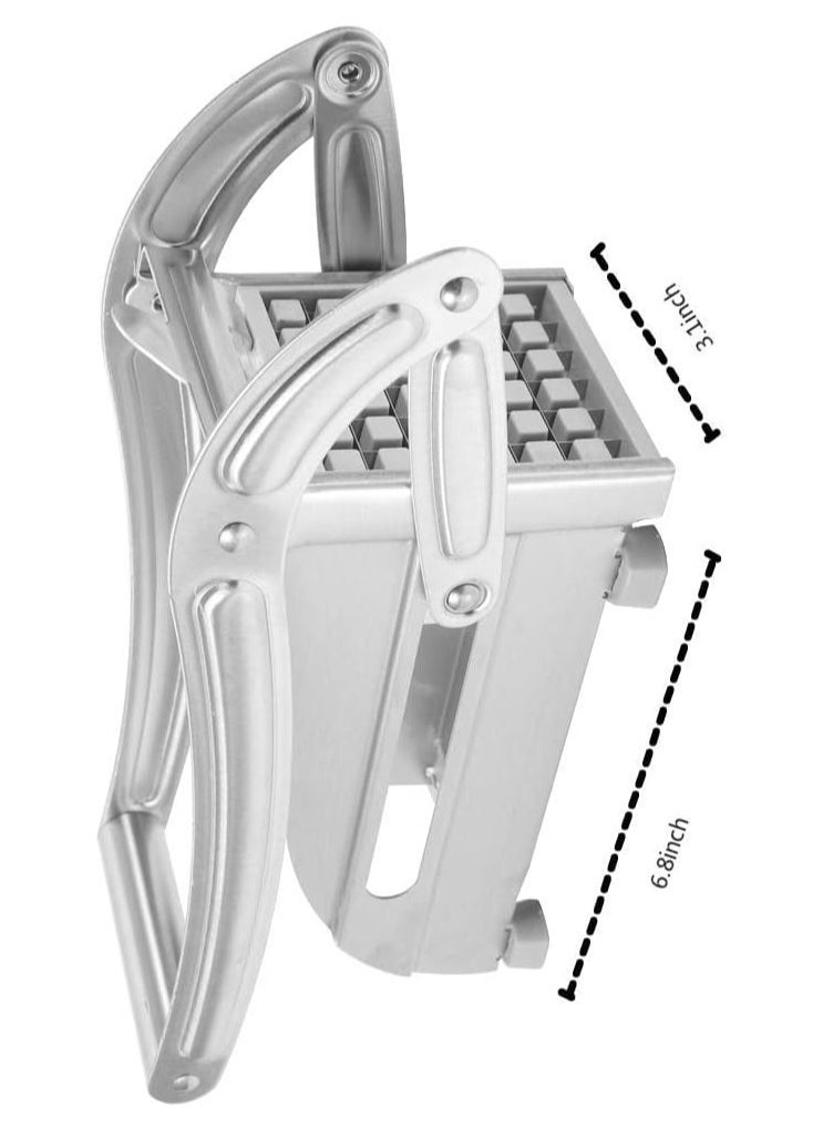 ELTRAZONE 🍟 Stainless Steel Potato Chipper & French Fries Cutter – Durable Potato Slicer for Perfectly Cut Fries and Veggies – Heavy-Duty Kitchen Tool for Easy & Fast Potato Cutting - Image 2