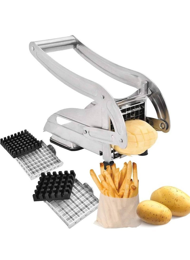 ELTRAZONE 🍟 Stainless Steel Potato Chipper & French Fries Cutter – Durable Potato Slicer for Perfectly Cut Fries and Veggies – Heavy-Duty Kitchen Tool for Easy & Fast Potato Cutting - Image 1