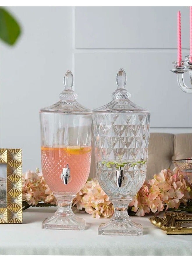 Group Tiger Glass Cold Jug Juice Drink Pot 2 liter - Image 2