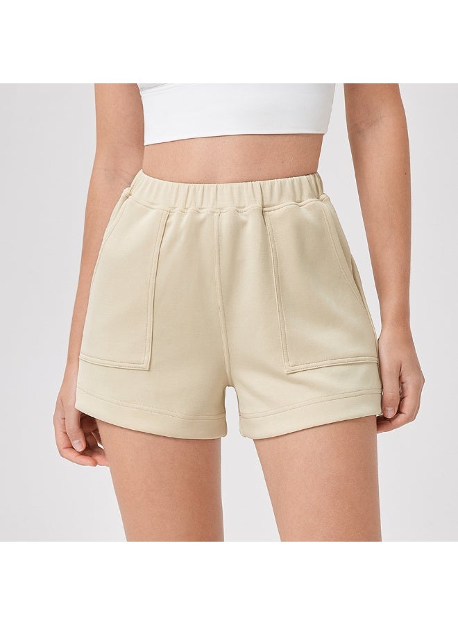 KUYING New Fashionable Soft Breathable High Waist Running Yoga Fitness Shorts - Image 1