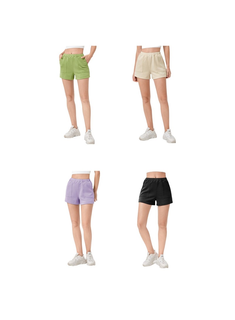 KUYING New Fashionable Soft Breathable High Waist Running Yoga Fitness Shorts - Image 2