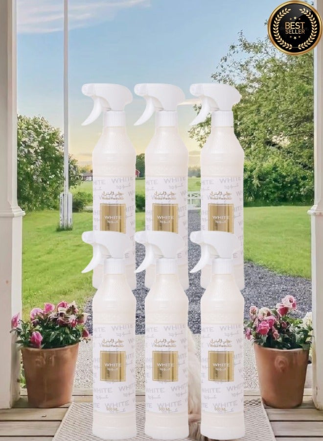 بانافع 6 قطع معطر منزل وايت عود - Image 1