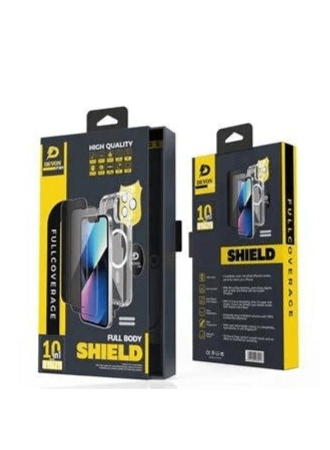 Devon iPhone 16 Pro Protection (Privacy Case) MagSafe 10in1 Package [iPhone Protection Package] The strongest complete protection for your phone ever - Image 1