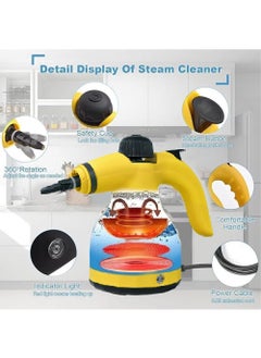 1000W Multifunctional High Temperature Handheld Steam Cleaner with 9pcs Accessories Suitable for Kitchen Sofa Bathroom Window - pzsku/ZEFEF66B27CC68D1DE1F8Z/45/_/1739782754/761d9de8-59b4-479c-9b46-cc28d51bacad