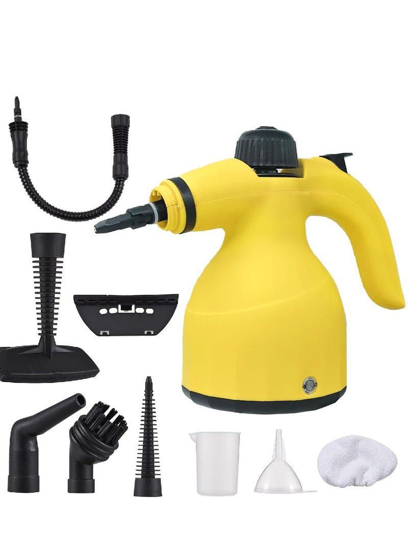 Generic - 1000W Multifunctional High Temperature Handheld Steam Cleaner with 9pcs Accessories Suitable for Kitchen Sofa Bathroom Window - Image 1
