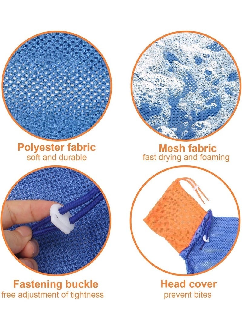 Arabest Cat Bathing Bag, Adjustable Breathable Mesh Grooming and Nail Trimming Bag, Soft Polyester Anti-Scratch Cat Washing Restraint for Small and Medium Cats - Image 2