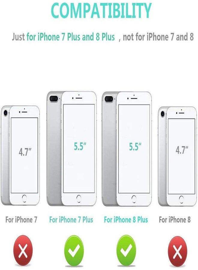 iCoverCase Genuine Leather Wallet Case for iPhone 7 Plus/8 Plus, Orange with Wrist Strap, Card Holder, Magnetic Closure, Kickstand - Image 2