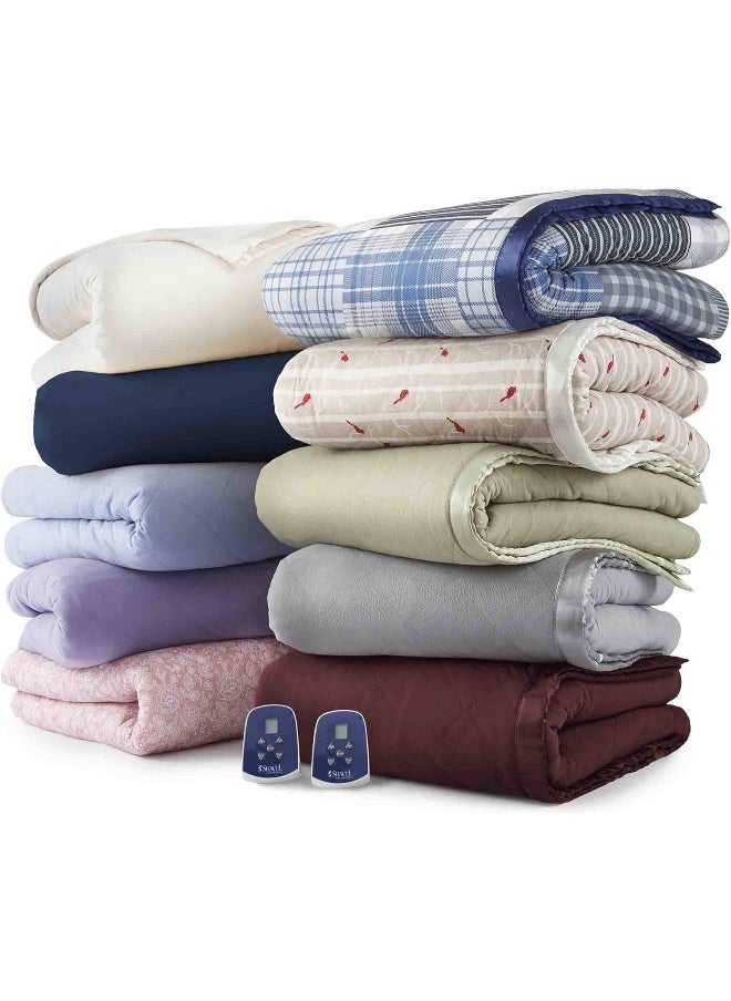 Thermee Micro Flannel Full-Size Electric Heated Blanket