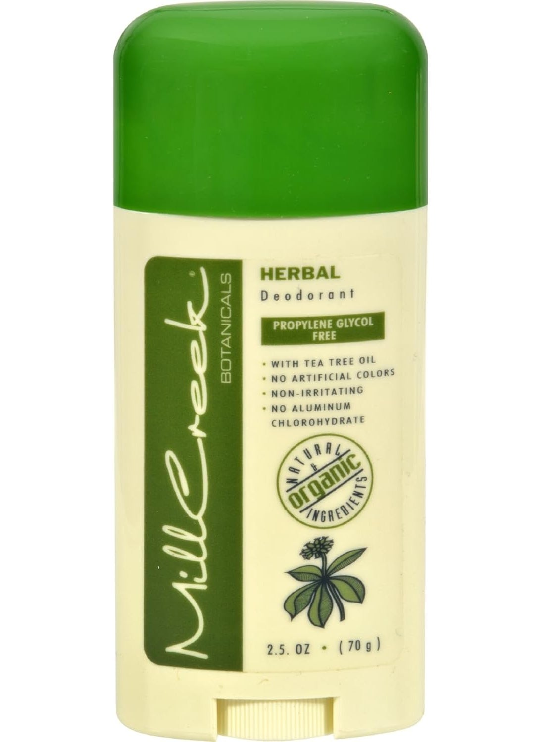 Mill Creek - Mill Creek Deodorant Herbal (Natural & Organic) - 2.5oz. - Image 1