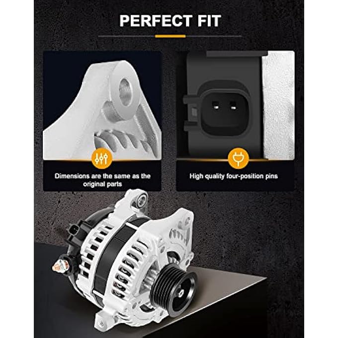 ROADFAR New Alternator Replacement for 2008-2009 for Chrysler Town & Country 2008-2009 for Dodge Grand Caravan 2009-2010 11295 - Image 5