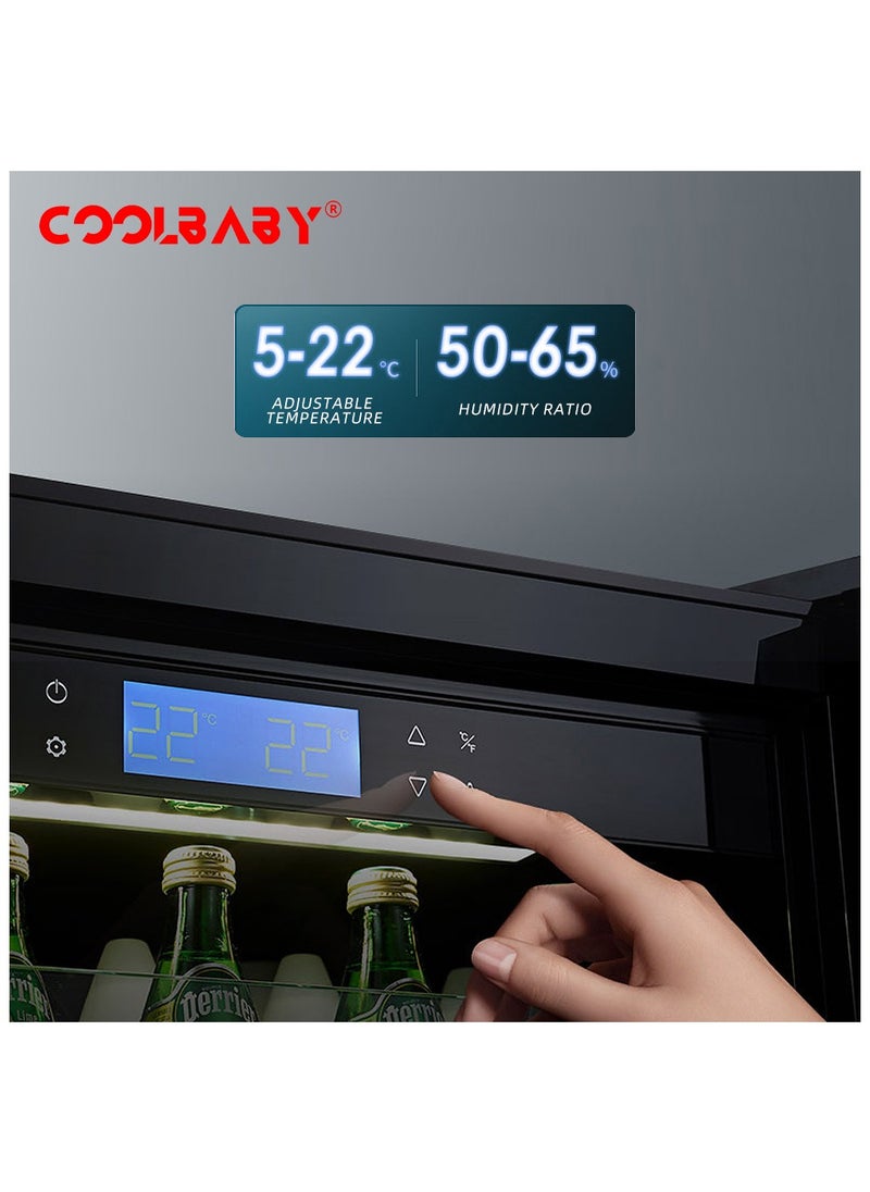 COOLBABY Fridge 308L Capacity Refrigerator With Professional Compressor Fast Cooling Low Noise