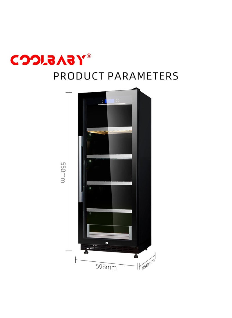 COOLBABY Fridge 308L Capacity Refrigerator With Professional Compressor Fast Cooling Low Noise