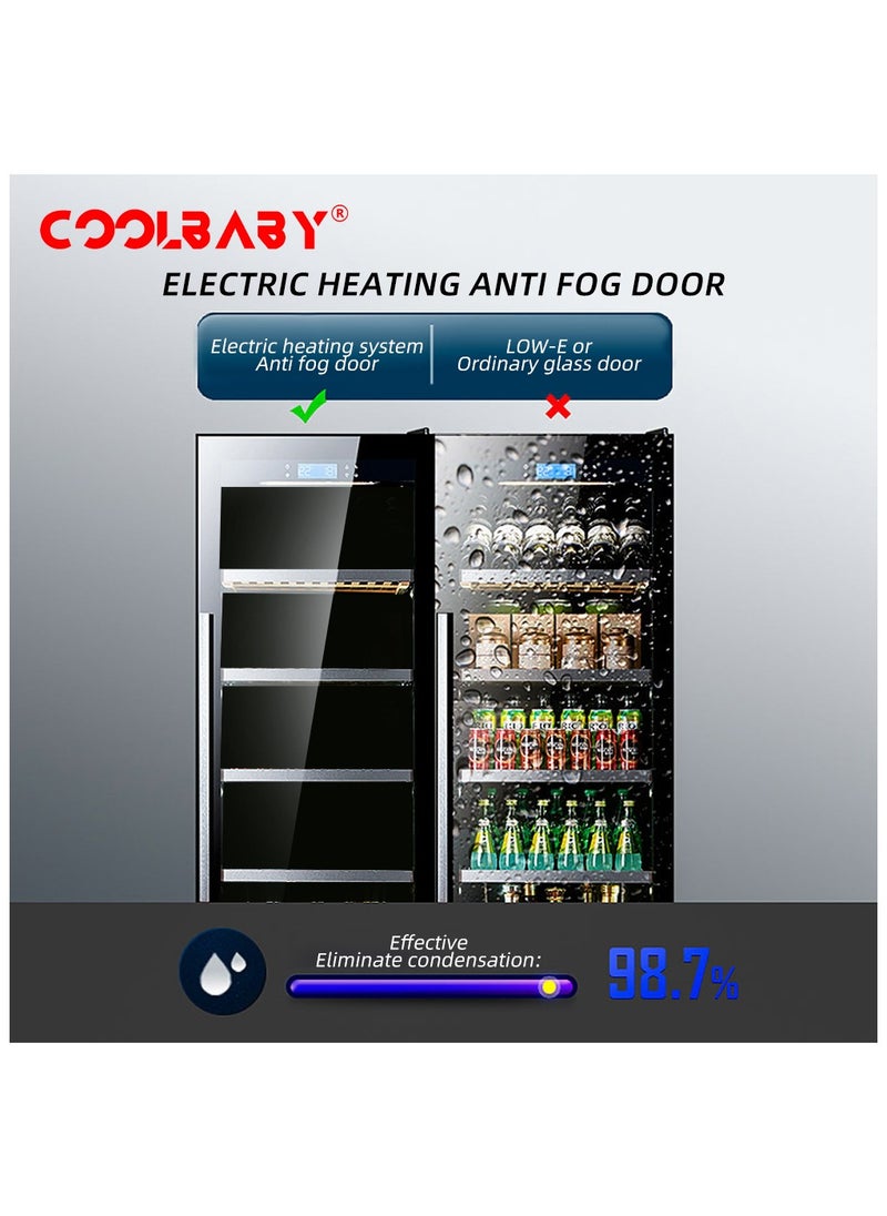 COOLBABY Fridge 308L Capacity Refrigerator With Professional Compressor Fast Cooling Low Noise