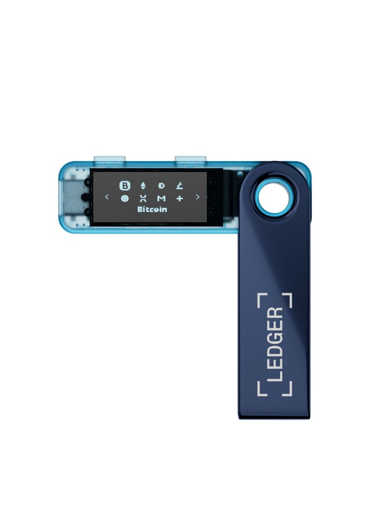 Ledger Nano S Plus Hardware Wallet | Safest Crypto & NFT Cold Storage, OLED Screen, Type-C Connectivity, 5000+ Coins Supported, for Android, MacOS & Windows - Neptune Blue - Image 5