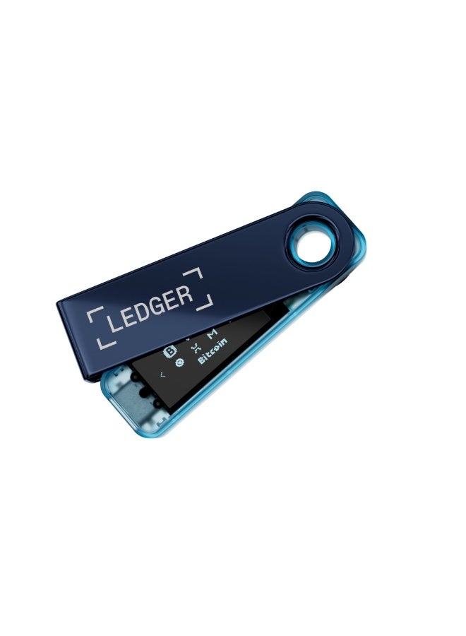 Ledger Nano S Plus Hardware Wallet | Safest Crypto & NFT Cold Storage, OLED Screen, Type-C Connectivity, 5000+ Coins Supported, for Android, MacOS & Windows - Neptune Blue - Image 2