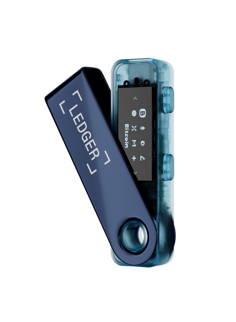 Ledger Nano S Plus Hardware Wallet | Safest Crypto & NFT Cold Storage, OLED Screen, Type-C Connectivity, 5000+ Coins Supported, for Android, MacOS & Windows - Neptune Blue - Image 1