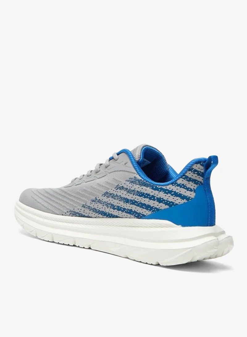 Dash Colourblock Sports Shoes with Lace-up Closure