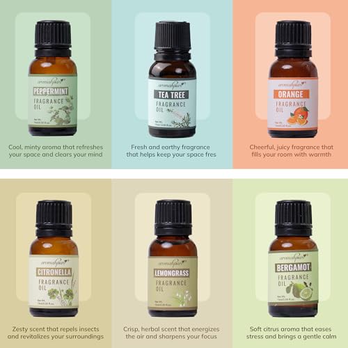 Aromahpure Fragrance Oil - Refreshing Series | 90 ml | Set of 6| Aroma Oil for Home Fragrance | Best for Aromatherapy | Used in Diffusers, Candles, Air Fresheners, Soaps. - Image 4