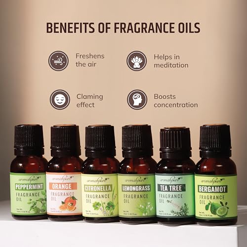 Aromahpure Fragrance Oil - Refreshing Series | 90 ml | Set of 6| Aroma Oil for Home Fragrance | Best for Aromatherapy | Used in Diffusers, Candles, Air Fresheners, Soaps. - Image 3