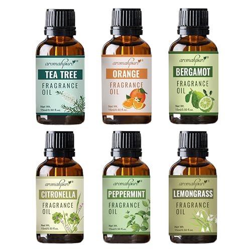 Aromahpure Fragrance Oil - Refreshing Series | 90 ml | Set of 6| Aroma Oil for Home Fragrance | Best for Aromatherapy | Used in Diffusers, Candles, Air Fresheners, Soaps. - Image 1