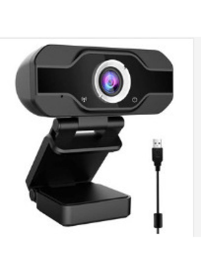 Usb External High-definition Computer Webcam No Driver Required For Meetings Classes Broadcast Video Home Use Network Camera-Color:Rain Flower Stone - Image 3