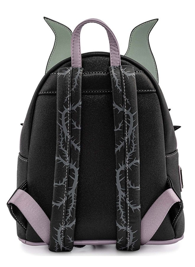Loungefly Disney Villains Scene Maleficent Sleeping Beauty Womens Double Strap Shoulder Bag Purse - Image 4