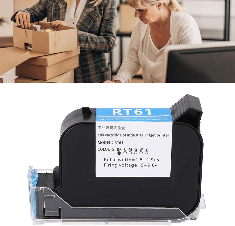 Quick Dry Ink Cartridge, Wide Compatibility, Smoothly Printing, Large Capacity Black Ink Cartridge for SC12, SC12T, CP12, CP12W, SC12KJ Inkjet Printer - Image 5