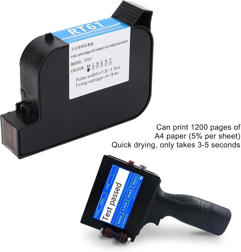 Quick Dry Ink Cartridge, Wide Compatibility, Smoothly Printing, Large Capacity Black Ink Cartridge for SC12, SC12T, CP12, CP12W, SC12KJ Inkjet Printer - Image 4