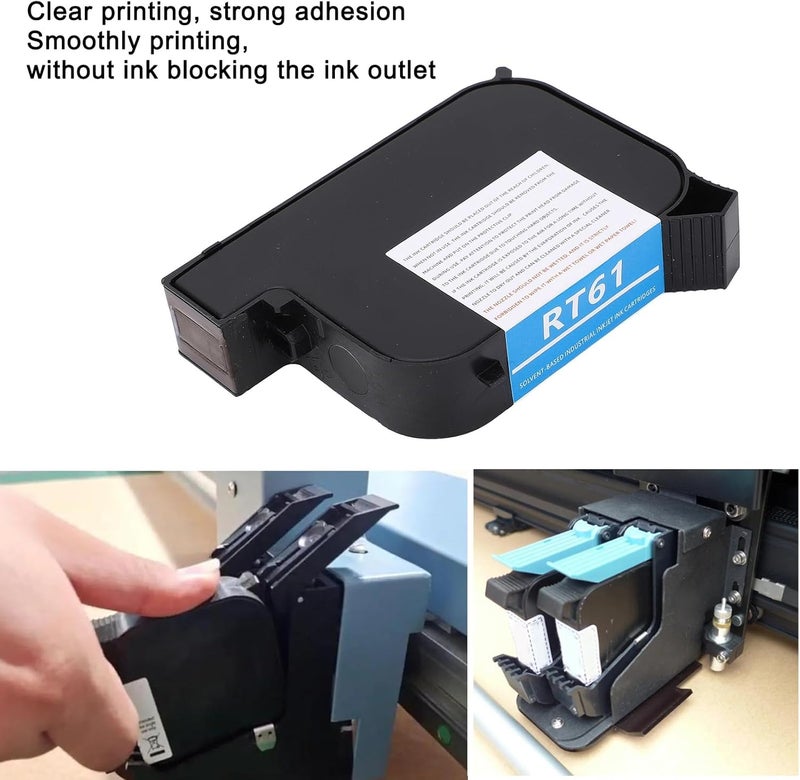 Quick Dry Ink Cartridge, Wide Compatibility, Smoothly Printing, Large Capacity Black Ink Cartridge for SC12, SC12T, CP12, CP12W, SC12KJ Inkjet Printer - Image 2
