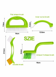 Grout Cleaner Brush  (4 in 1) Tile Cleaner Brush Supplies to Deep Clean Tile Lines, Detail Kitchen, Scrub Bathroom, Shower Home Detail and Grout Cleaner Brushes Set - pzsku/ZEFF00B9A4ED138DE72D7Z/45/_/1684859259/1d733d57-a666-4827-b8a8-b0bfd5c9add4