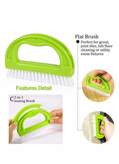 Grout Cleaner Brush  (4 in 1) Tile Cleaner Brush Supplies to Deep Clean Tile Lines, Detail Kitchen, Scrub Bathroom, Shower Home Detail and Grout Cleaner Brushes Set - pzsku/ZEFF00B9A4ED138DE72D7Z/45/_/1684859260/648eb4c8-7e4b-4df0-8d63-5f7fd89870e8