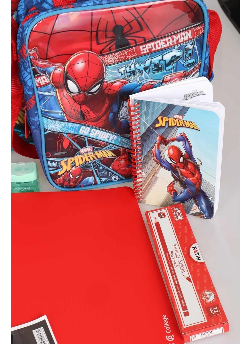 SPIDERMAN Licensed Primary School, Nutrition and Pencil Bag 3 and Stationery Set with 500 ml Tritan Water Bottle  - Image 3