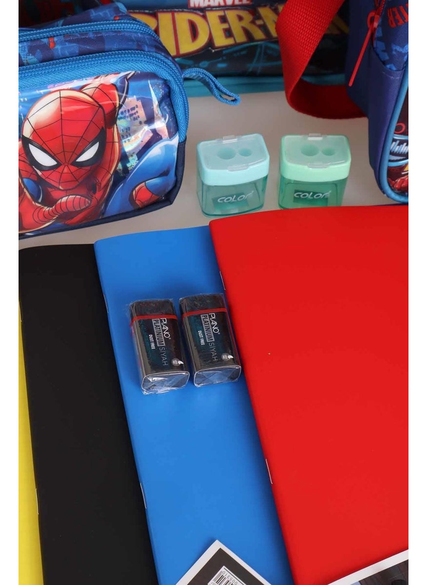 SPIDERMAN Licensed Primary School, Nutrition and Pencil Bag 3 and Stationery Set with 500 ml Tritan Water Bottle  - Image 4