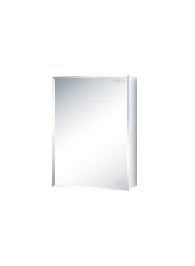 DANUBE HOME Milano Ss Cabinet Model : E4560 Size : 450X160X600Mm | Stainless steel Mirrors & Cabinets | Bathroom Vanity Cabinet With Mirror Wall Mounted For Toilet Bathroom - Chrome  - Image 3