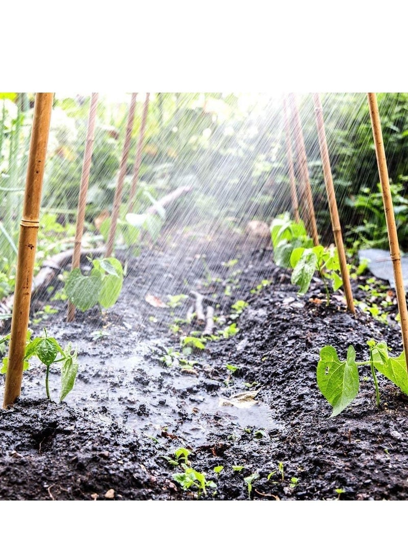 LINGWEI Bamboo Garden Poles Professional Strong Heavy Duty Gardening Sticks Plants Support Trellises Natural Bamboo Poles Flower Home Indoor Outdoor Trellis 10pcs  - Image 2
