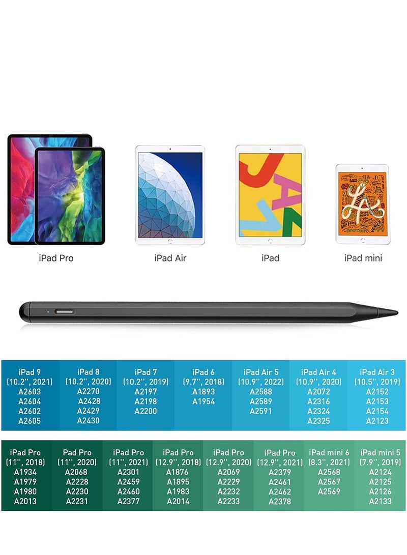 Stylus Pen for iPad 10th/9th/8th generation with Palm Rejection, Pencil for iPad Compatible with iPad Pro 11/iPad Pro 12.9/iPad 6th/7th/8th/9th/10th/iPad Mini 5th/6th/iPad Air 3rd/4th/5th - Image 4