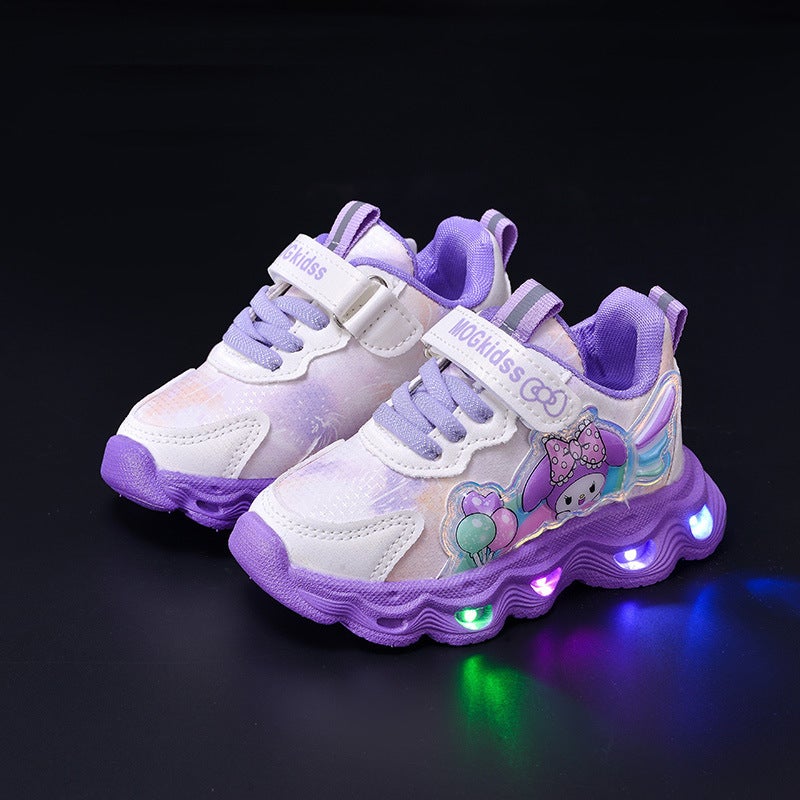 Mesh Sneakers Lightweight Flexible Sole Walking Shoes For Kids Indoor And Outdoor Activities - Image 1