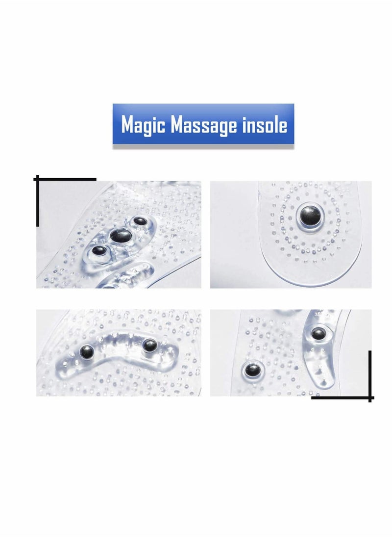 Y&D - Magnetic Therapy Massage Insole, Breathable Foot Pad Health and Relax Muscles Anti-Sweat Comfort Acupressure Improve Blood Circulation Pain Relief Weight Loss for Men Women - Image 1