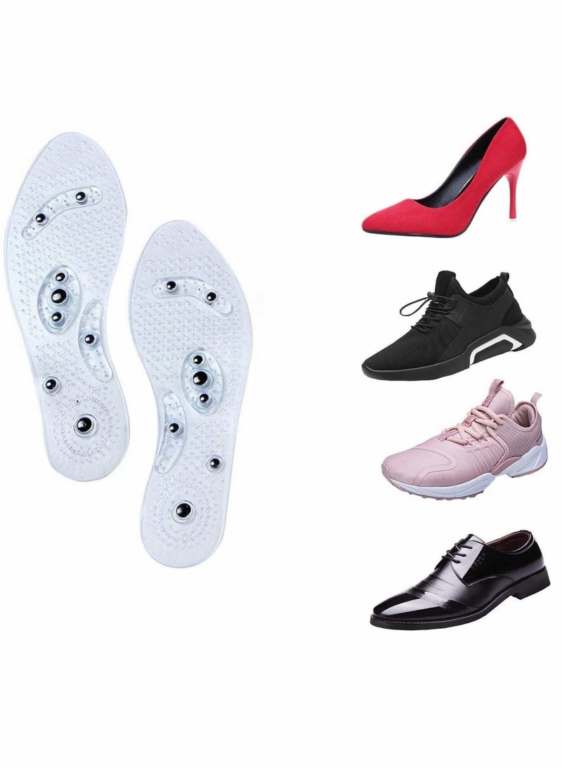 Y&D - Magnetic Therapy Massage Insole, Breathable Foot Pad Health and Relax Muscles Anti-Sweat Comfort Acupressure Improve Blood Circulation Pain Relief Weight Loss for Men Women - Image 1