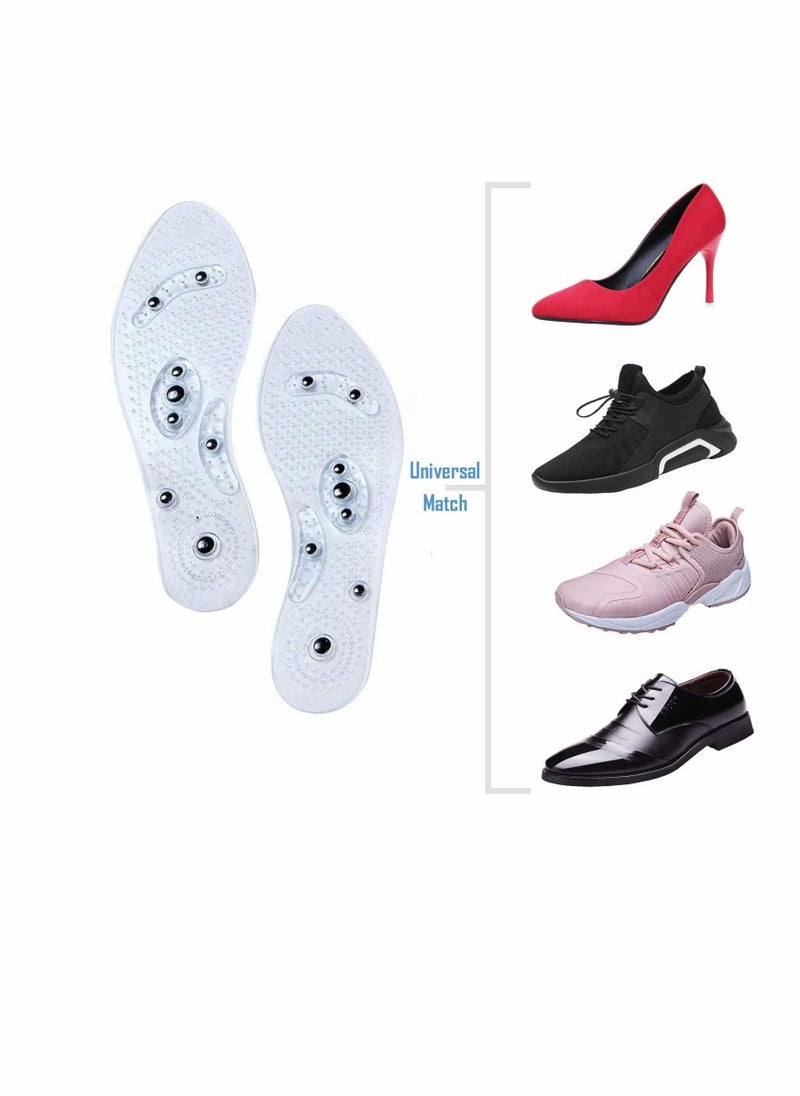 Y&D - Magnetic Therapy Massage Insole, Breathable Foot Pad Health and Relax Muscles Anti-Sweat Comfort Acupressure Improve Blood Circulation Pain Relief Weight Loss for Men Women - Image 1