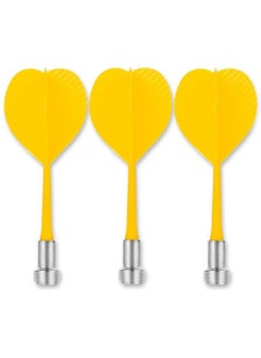 Generic Safety Magnetic Dart with Metal Tips for Standard Dart Board Game 3Pcs, Yellow  - Image 1