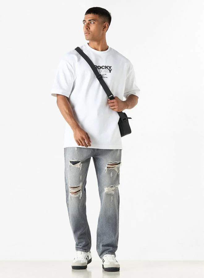 اس بي كاركترز بنطلون جينز ممزق بجيوب