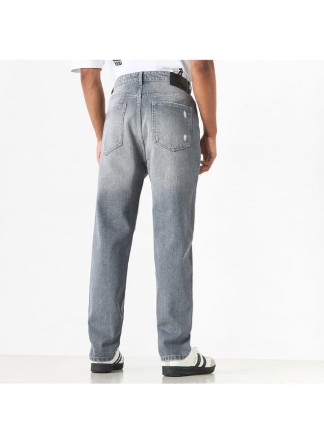 SP Characters Ripped Detail Jeans with Pockets  - Image 3