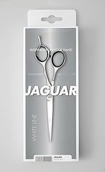 JAGUAR مقص تصفيف الشعر جاكوار وايت لاين تيمليس أوفست بطول 60 إنش فضي 00707 كجم - Image 2