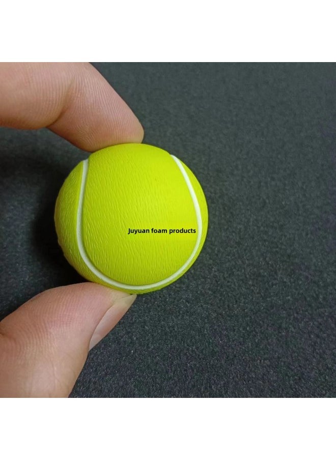 Generic - High Elasticity Pu Foam Colorful Toy Balls 40mm Inspirational Children's Play Balls Smooth Surface Polyurethane Foam-Color:40mm Tennis-Diameter:See Color Details - Image 1