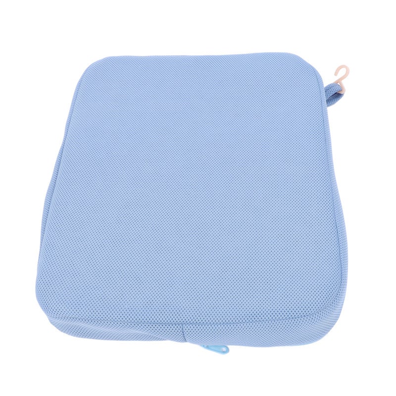 Shower Seat Cushion Blue Breathable Mesh Design Quick Drying - Removable Washable Cover Comfortable Bath Cushion for Shower Bench Bathtub Seat Stadium Seating - Image 5