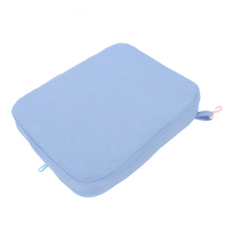 Shower Seat Cushion Blue Breathable Mesh Design Quick Drying - Removable Washable Cover Comfortable Bath Cushion for Shower Bench Bathtub Seat Stadium Seating - Image 4