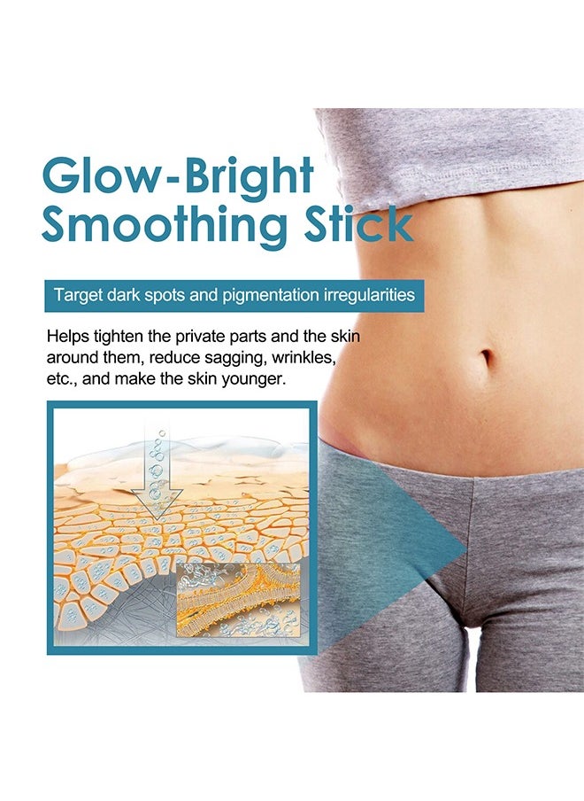 West&Month - Body Brightening Stick  for Private Part Underarm Whitening, Dark Skin Bleaching Stick for Dark Spots, Face and Body Skin Lightening Bleaching Stick,with Shea Butter, Chamomile Extract, Aaloe Vera - Image 1